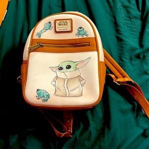 Mandalorian Baby Yoda Grogu loungefly mini backpack Star Wars